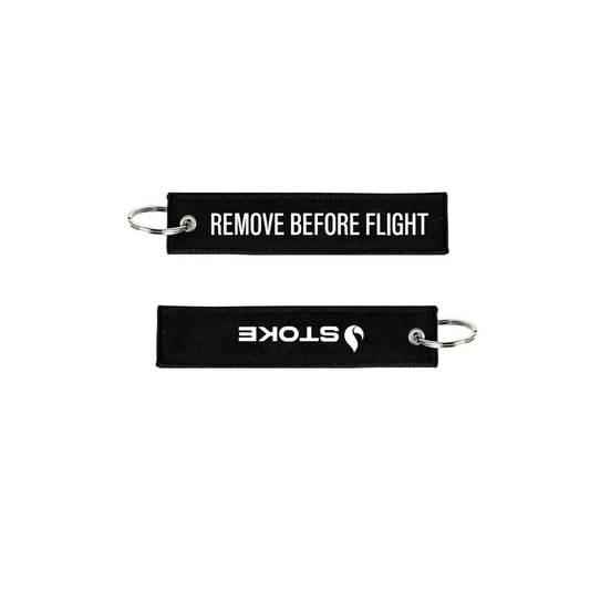 Remove Before Flight Tags in Red and Black
