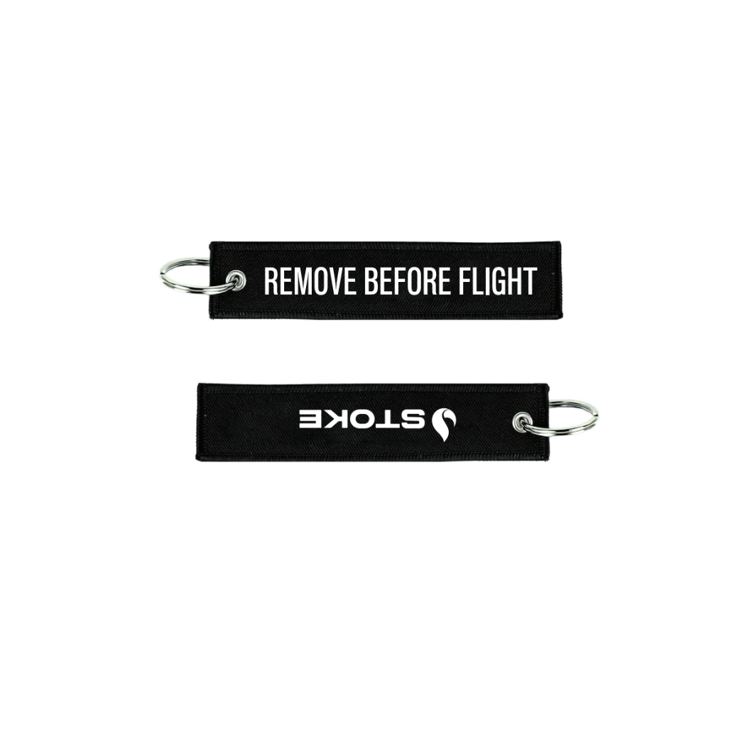 Remove Before Flight Tags in Red and Black – STOKE SWAG